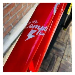 Custom Collective X Bikelife C100 Rouge Vermillon 2022 -bike shop collective bikes c100 orange 12