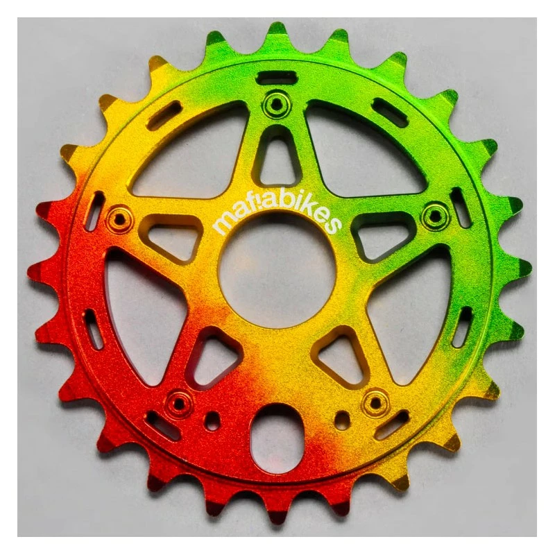MAFIA BIKES Couronne Gully De Mafia Bike - 39 Dents - Rasta 1 MAFIA BIKES Couronne Gully De Mafia Bike - 39 Dents - Rasta