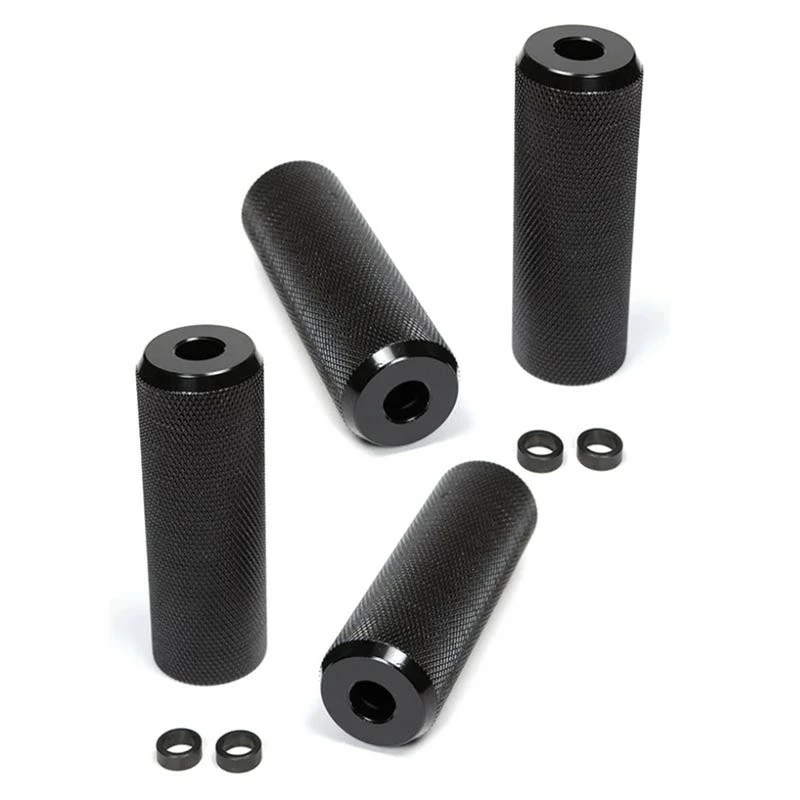 Generique Pack De X4 Pegs Aluminium Noirs 1 Generique Pack De X4 Pegs Aluminium Noirs