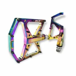 Pédales ICE FAST Butch Aluminium CNC 9/16e Oil Slick -bike shop pedales ice fast butch aluminium cnc 916e oil slick 2