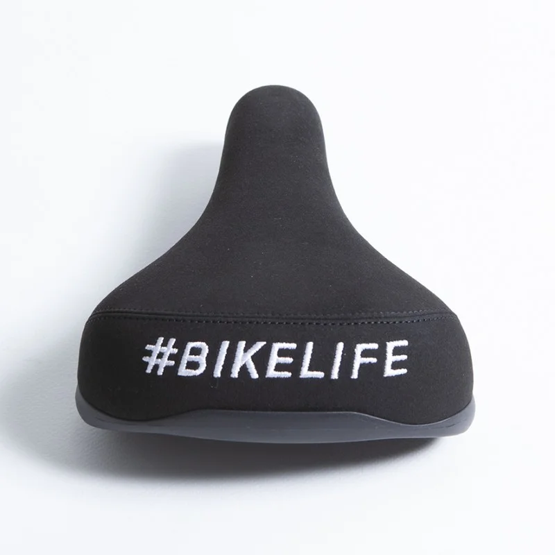 Selle BIKELIFE Noire Logo Blanc 5 Selle BIKELIFE Noire Logo Blanc - Image 5