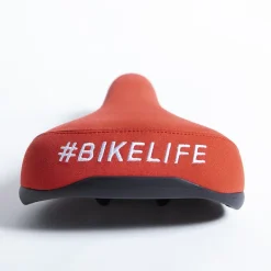 Selle BIKELIFE Rouge Logo Blanc 8 Selle BIKELIFE Rouge Logo Blanc -bike shop selle bikelife rouge logo blanc 3