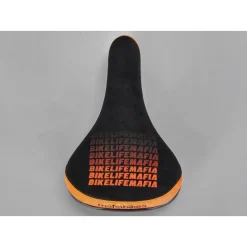 MAFIA BIKES Selle Mafia Bike Fade Noire-Orange