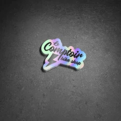 BIKELIFE Sticker LECOMPTOIRBIKESHOP Holographic Small -bike shop sticker lecomptoirbikeshop holographic 2